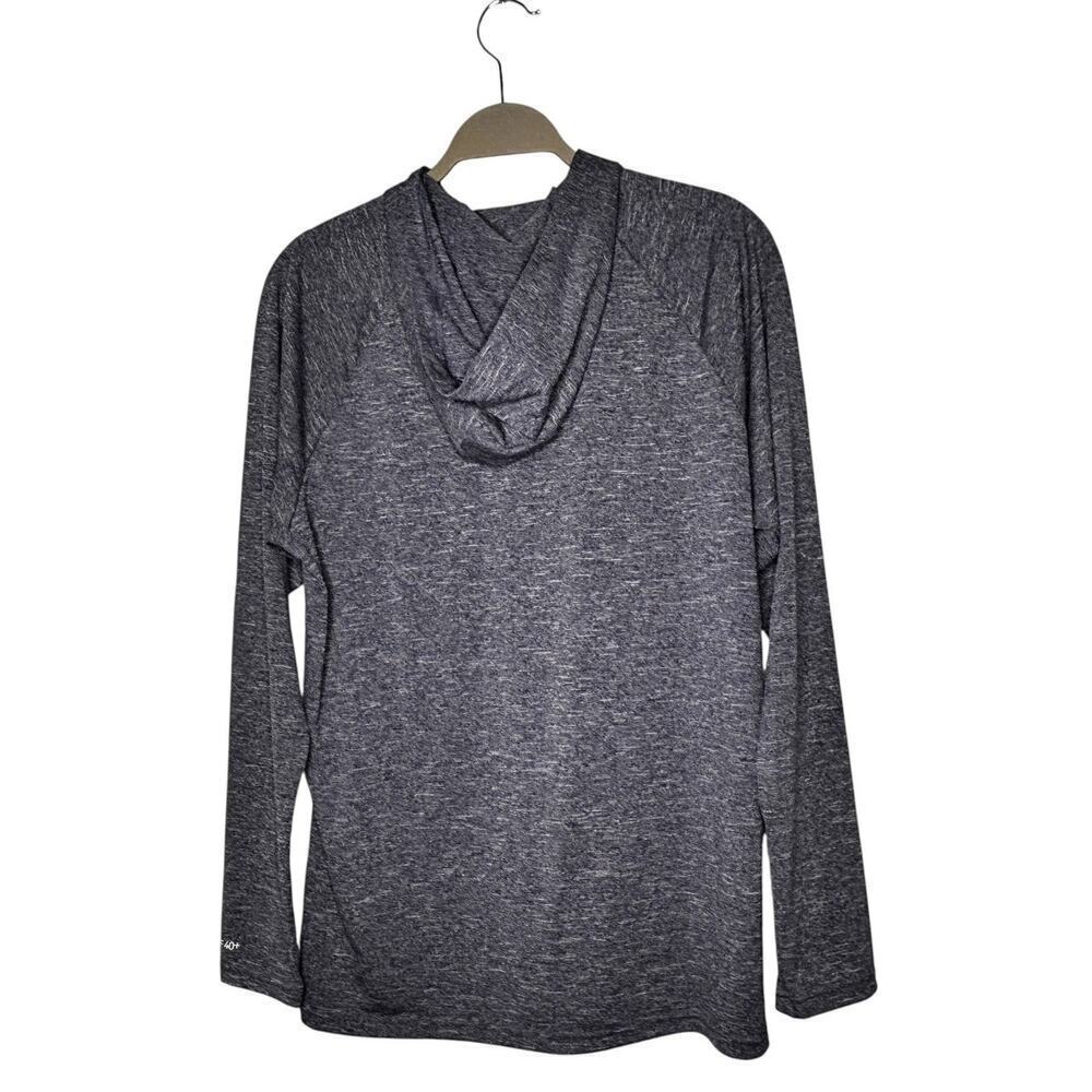 Nike Swim Pullover DriFit Hoodie Heathered Gray Size Medium - Picture 3 of 6